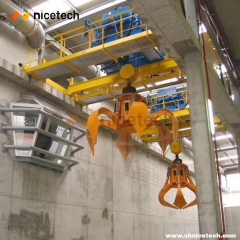 Electric Hydraulic Orange peel grab for household waste at power plant