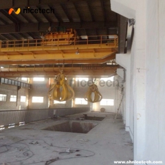 Electric Hydraulic Orange peel grab for household waste at power plant