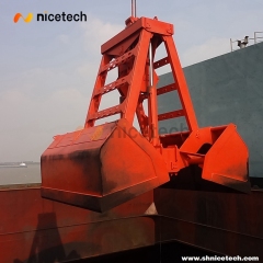 25T 12 CBM Wireless Remote Control Clamshell Grab Bucket for bulk cargo