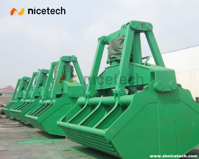 25T 12 CBM  Electric Hydraulic clamshell grab for on board operation