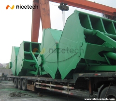 Sige line Electric Hydraulic clamshell grab for on board operation