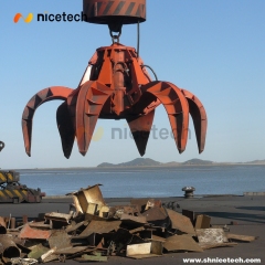 Electric Hydraulic Orange peel grab For Scarp