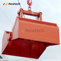 Remote control Hydraulic clamshell grab for bulk cargo