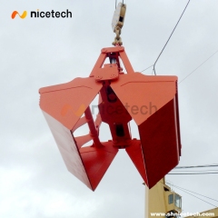 Remote control Hydraulic clamshell grab for bulk cargo