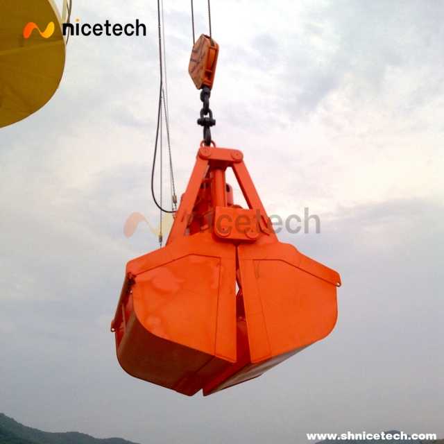 Single Line Electric Hydraulic Grab Bucket