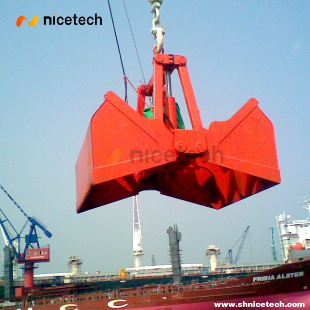 Single Line Electric Hydraulic Grab Bucket