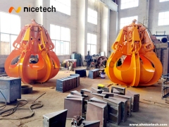 Full close Electric Hydraulic Orange peel grab