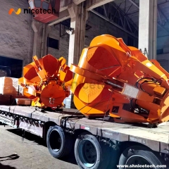 Full close Electric Hydraulic Orange peel grab
