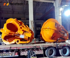 Full close Electric Hydraulic Orange peel grab