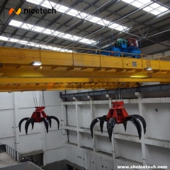 Electric Hydraulic Orange peel grab for household waste at power plant
