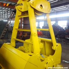 10T 3CBM single rope hand dumpling grab