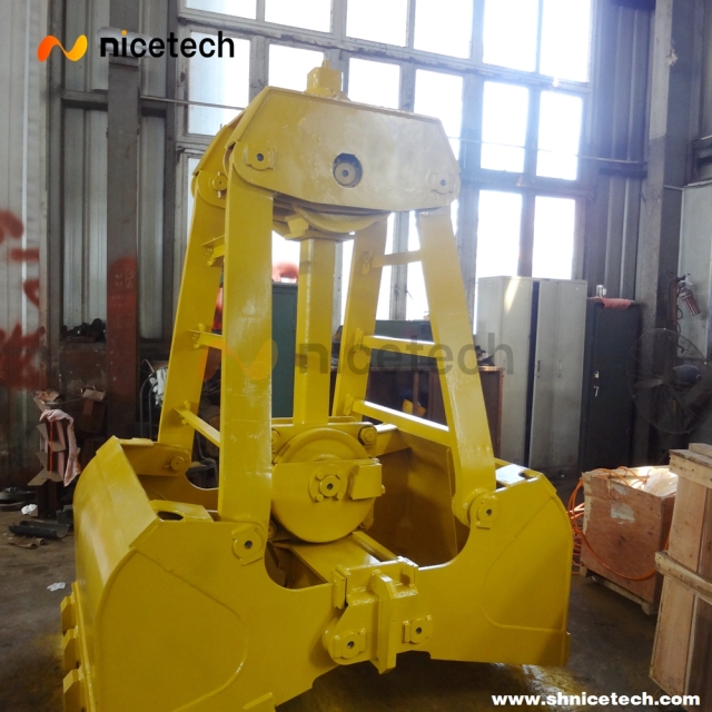 10T 3CBM single rope hand dumpling grab