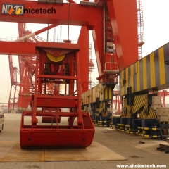 rope control grab for Refit the Container Spreader Crane into Grab-type Ship Loader