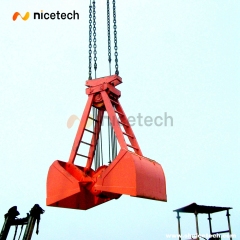12 CBM Four rope control clamshell grab bucket for bulk cargo