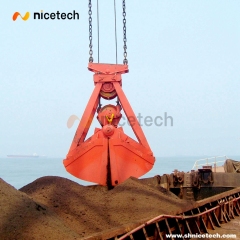 12 CBM Four rope control clamshell grab bucket for bulk cargo
