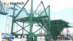 60 cbm movable  on wheels Type Hopper for Truck Loading Grain