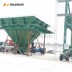 60 cbm movable  on wheels Type Hopper for Truck Loading Grain