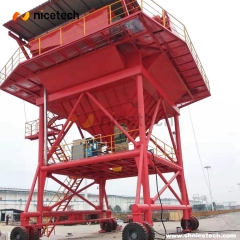 Dedust Mobile Port Hopper for Coal Discharging