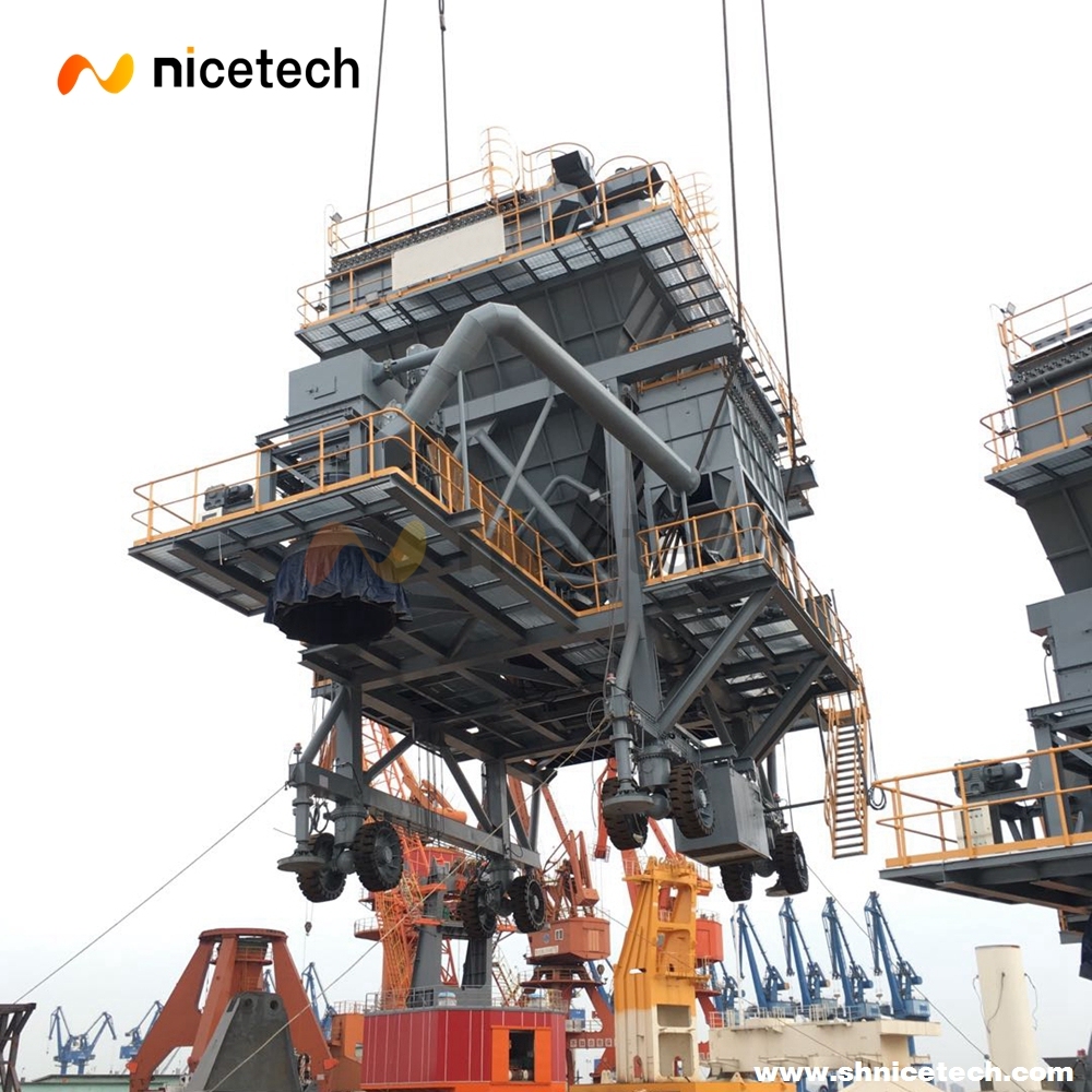 50 M3 Industry Bulk Material Handling Mobile Fertilizer Hopper for Port