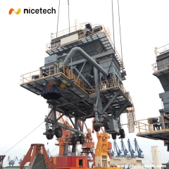 50 M3 Industry Bulk Material Handling Mobile Fertilizer Hopper for Port