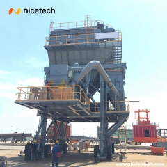 50 M3 Industry Bulk Material Handling Mobile Fertilizer Hopper for Port