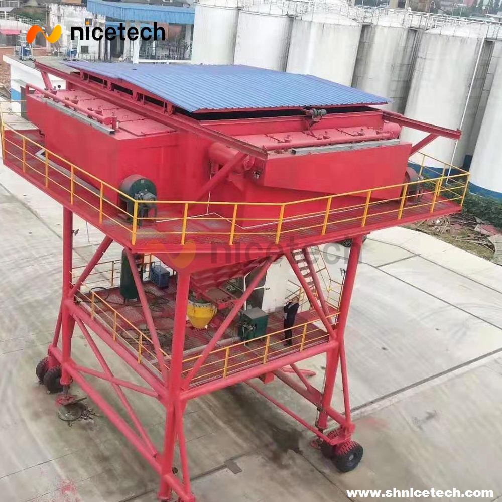 Dedust Mobile Port Hopper for Coal Discharging