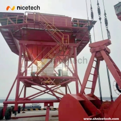Dedust Mobile Port Hopper for Coal Discharging