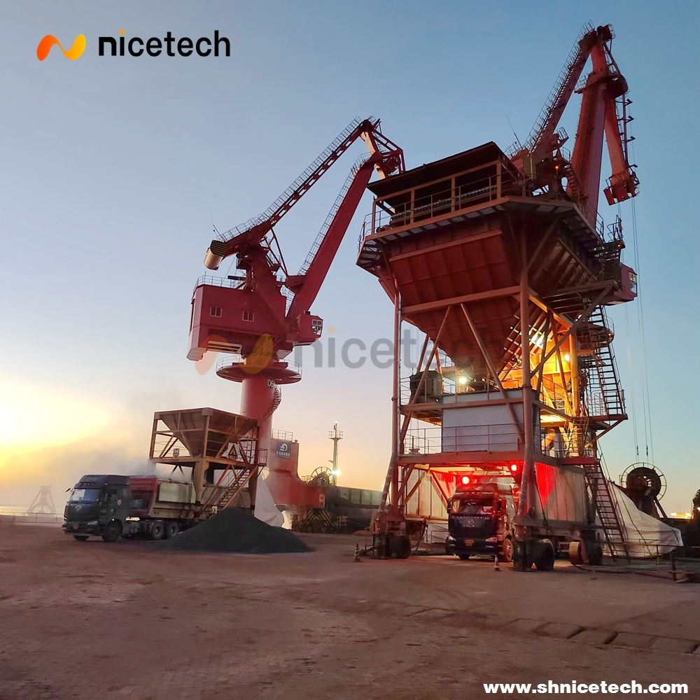 35cbm movable dust collection hopper for handling clinker