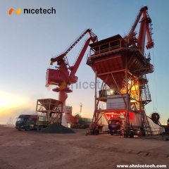 35cbm movable dust collection hopper for handling clinker