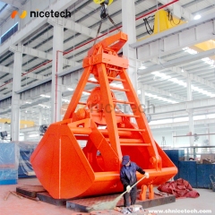 Rope Controled Mechanical Grab Bucket