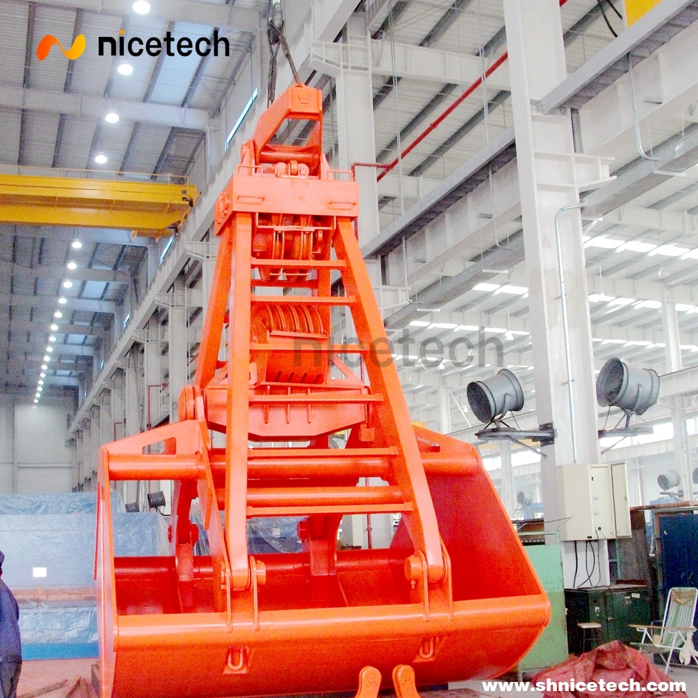 Rope Controled Mechanical Grab Bucket