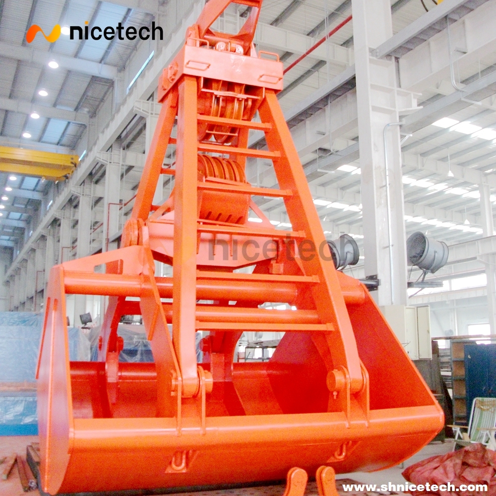 Rope Controled Mechanical Grab Bucket