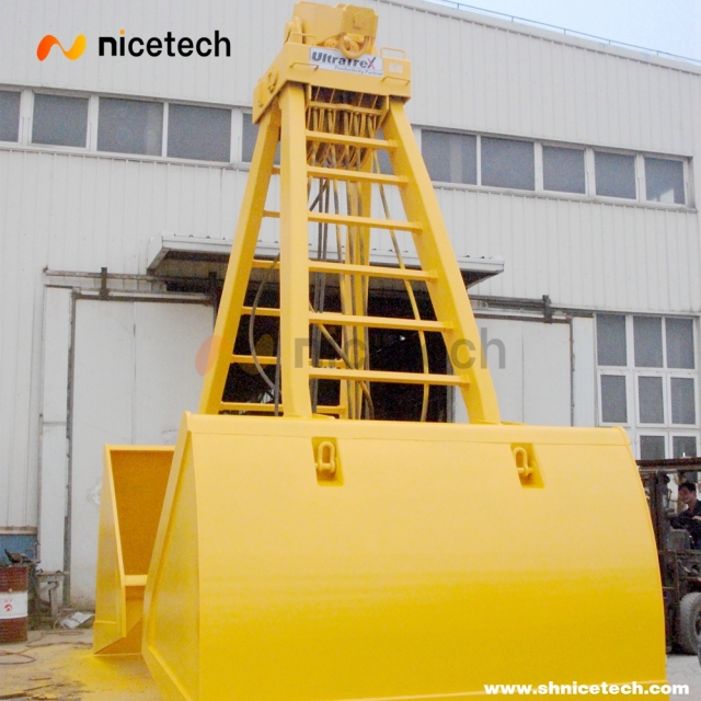 Large Grab heavy duty Four Rope Clamshell Grab