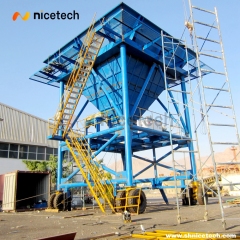 30cbm movable  Type Hopper for Truck Loading Dry Bulk Cargo