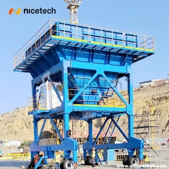 80CBM move on wheels ECO hopper with dustproof system