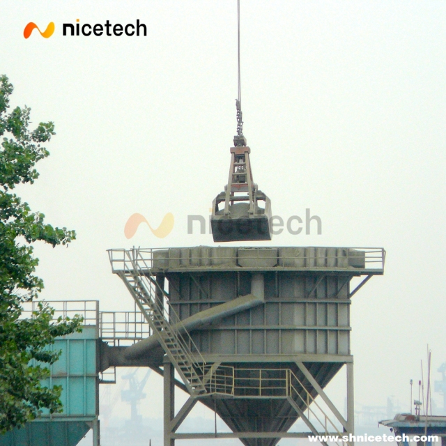 Bulk Cargo Fixed Type Hopper Customized Hopper Used in Port