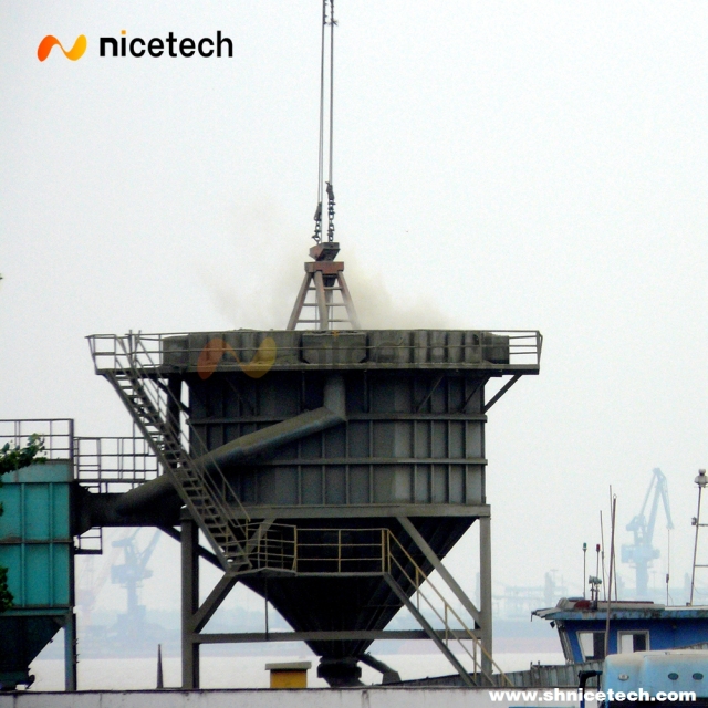 Bulk Cargo Fixed Type Hopper Customized Hopper Used in Port