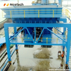 Jetty Use rail-mounted Double Truck Bulk Cargo Loading Unloading Hopper