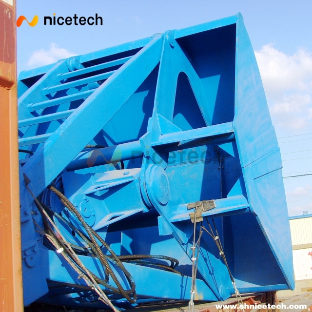 15 CBM Four rope control mechnical clamshell grab bucket