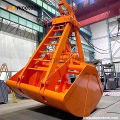 22 CBM Four rope control mechnical clamshell grab bucket