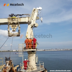 2.5T 22M Telescopic Knuckle Boom Marine