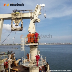2.5T 22M Telescopic Knuckle Boom Marine
