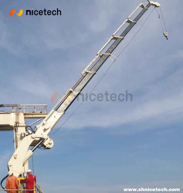 2.5T 22M Telescopic Knuckle Boom Marine