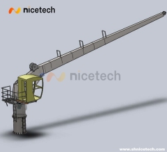 1.5T 16M Pedestal Marine Ship Hydraulic  Knuckle  Crane