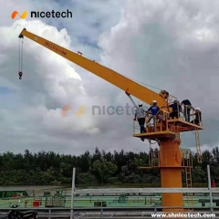 1.5T 16M Pedestal Marine Ship Hydraulic  Knuckle  Crane