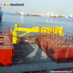 Marine Ship Hydraulic foldable Telescoping Knuckle marine Crane