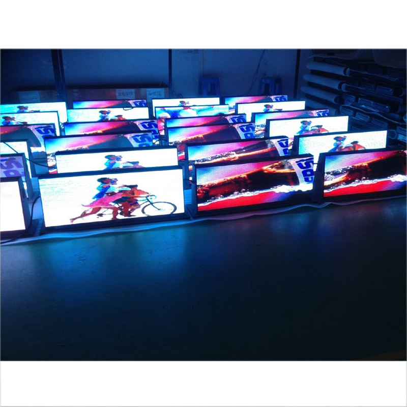 HD P5 led car bus taxi cars top led electronic screen Led advertising display screen