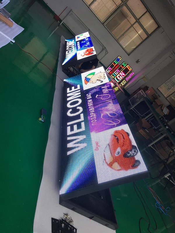 2560x800mm Outdoor LED display  P10 RGB SMD Full color  Waterproof LED advertising screen wall