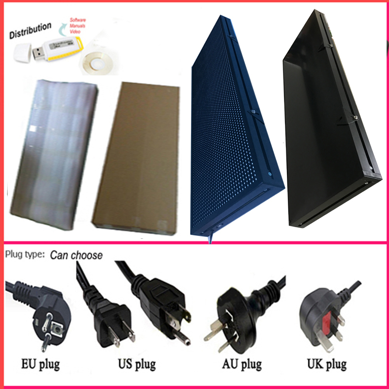 Programmable led sign full color 52"X14" high brightnessP10mm outdoor smd Scrolling text LED display