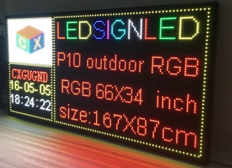 1 unit P10 outdoor RGB full Color led display